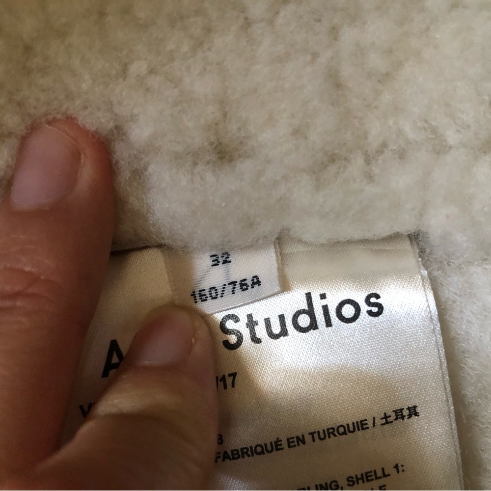 Acne studios shearling jacket - Picture 9 of 11